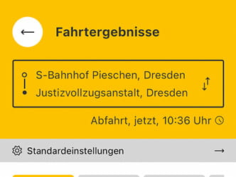 Fahrtergebnisse