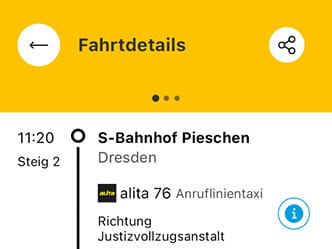 Fahrtdetails