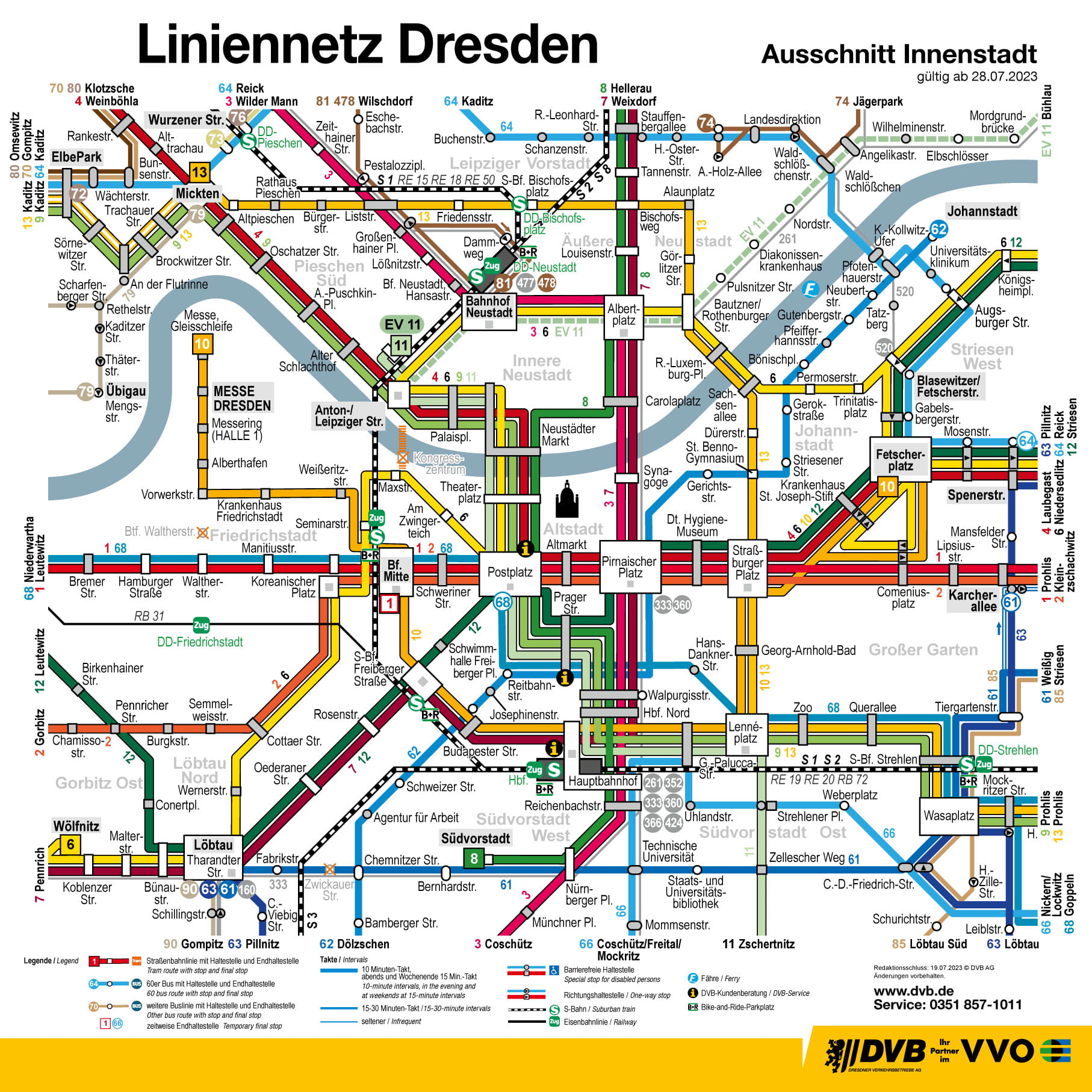 Liniennetzpl?ne - DVB | Dresdner Verkehrsbetriebe AG